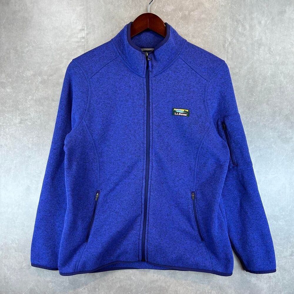 Llbean Women's Blue and Purple Jacket